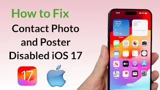 How to Fix Contact Photo and Poster Disabled on iPhone iOS 17