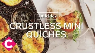 Crustless mini quiches | Chatelaine Quickies