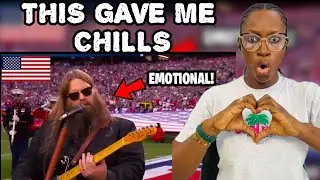 Chris Stapleton gives a moving rendition of the 'National Anthem' REACTION 🇺🇸