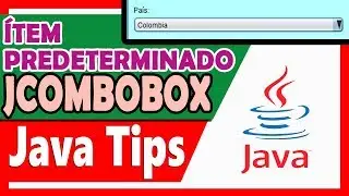 ► 9. 🔴【JAVA TIPS】ÍTEM PREDETERMINADO en JCOMBOBOX JAVA 【JAVA + NETBEANS IDE】│Java Tutorial
