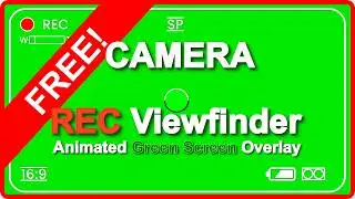✅ Green Screen CAMERA RECORDER Overlay CAM Viewfinder Effect live Stream OBS TWITCH Youtube 60 min