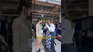 Lisa is professional even if it's just an act of waving the flag 