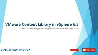 VMware Content Library in vSphere 6 5