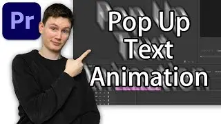 Pop Up Text Animation erstellen in Adobe Premiere Pro erstellen - Tutorial Deutsch (2023)
