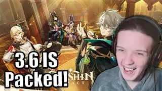 3.6 LIVESTREAM REACTION (KAVEH, BAIZHU, KHAENRI'AH + MORE) | Genshin Impact