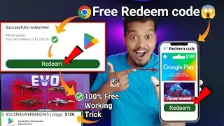 100% FREE Google play REDEEM CODE, Free Redeem codes, How to get free redeem code for play store