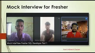 Mock Interview for  Fresher SQL Developer Part 1| How to Prepare for SQL Interview