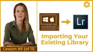How to import an existing photo library to Adobe Lightroom.
