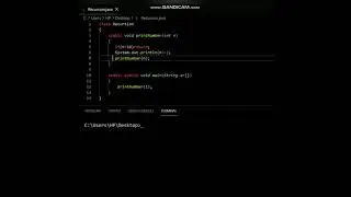 Print 1 -10 numbers using Recursion in java. | Java | Recursion