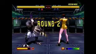 Bloody Roar 2 - Bakuryu vs Jenny, Normal Mode, Difficult 8