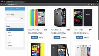 Интернет магазин на React/Redux. Обновление