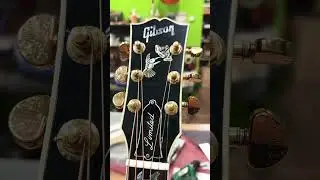 Замена ладов на Gibson Hummingbird Custom Shop Koa с красивейшей инкрустацией в виде птичек 🐦