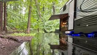 Make it Stop! Camping in the Remnants of Hurricane Debby ☔️