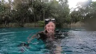 @TrinaMason underwater yoga scuba diving Alexander springs florida March 4 2019 8:13am