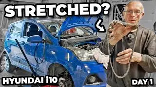 Noisy Hyundai i10 Timing Chain Replaced - Part 1