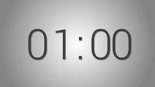 60 Seconds countdown Timer (1 minute) - Beep at the end | Simple Timer (sixty sec, one min)