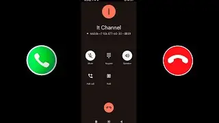 Xiaomi Redmi 12C Incoming Call (Screen Video)