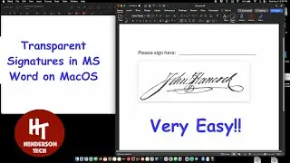 Signatures in MS Word on MacOS: Easy Guide