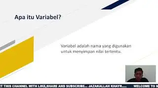 2022 06 08 - Apa Itu Variabel ? - learn dart flutter