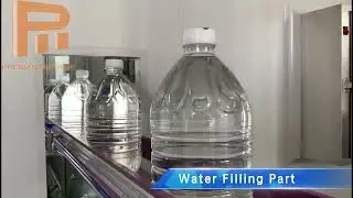 1000-2000 Bottles per hour 5L bottle water filling line