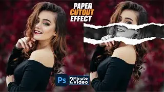 Paper Cutout Effect in 2-min Photoshop Tutorial for beginners