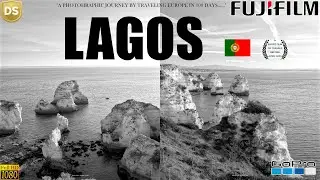 LAGOS - PROTUGAL TRAVEL BY DRONE. Europe In Black And White. A Photography Journey For 100 Days.