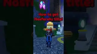 🐲🧛‍♂️ How To Get The NOSFERATU Title In Dragon Adventures!  #dragonadventures #roblox