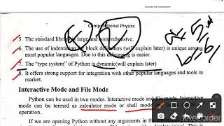 Advantages of Python, Interactive & File mode