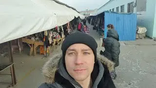 Рынок в Дархане. Монголия