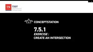 Conceptstation 7.5.1 Exercise:  Create an Intersection