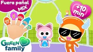 🍼 FUERA PAÑAL MIX 👶| CANCIONES INFANTILES y DIBUJOS ANIMADOS en ESPAÑOL | Green Family
