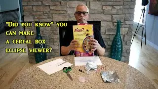 Make a cereal box eclipse viewer