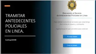 antecedentes policiales en linea