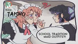 School Tradition: Maid Outfits?! | Demon Slayer Comic Dub