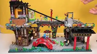 LEGO 71799 NINJAGO Dragons Rising City Markets【Stop Motion Animation】