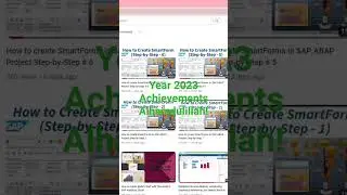 Year 2023 Achievements Alhamdulillah! 