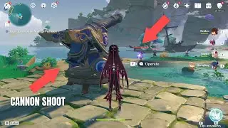 Shoot Inazuma Samurai with Kamuijima Cannon | Genshin Impact