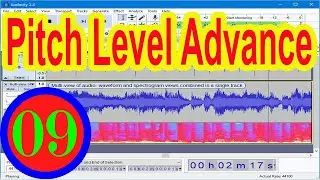 How To Audacity Pitch Level in Advance Level / Improve or Change Voice Level in Audacity By Advance
