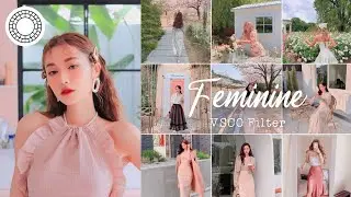 Feminine Pink Filter VSCO tutorial photo edit | VSCO full pack