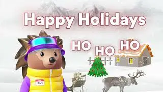 Merry Christmas From Harri the Hedgehog