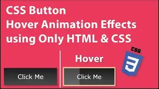 Button Hover Animation Effects using Only HTML & CSS