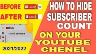 Subscribe Hide Kaise Kare 2022 How To Hide Youtube Subscribe 2022