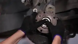 How to change Front wheel bearing on BMW 3 E36 TUTORIAL | AUTODOC
