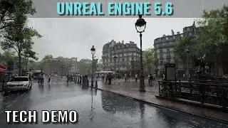 Unreal Engine 5.6 Tech Demo Paris - RTX 5060 Ti, RTX 3070 - 1440p Benchmark