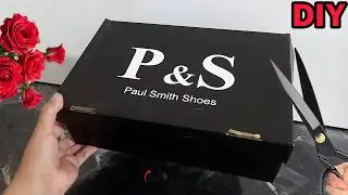 DON'T THROW AWAY SHOE BOX❗️DIY Box Organizer