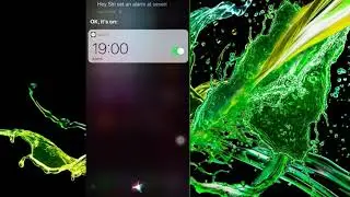 Setting an Alarm and Timer using Siri