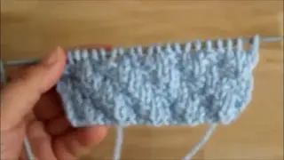 A simple knitting pattern. Diagonals.