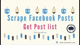 Scrape Facebook Post List with JarveePro #scraping #facebookscraper #facebookpost #jarveepro