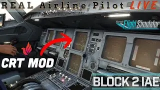 Fenix A320 CRT Cockpit MOD | Real Airbus Captain | FREE MOD | Going Old School  
