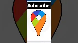 How to easily draw Google maps logo. 